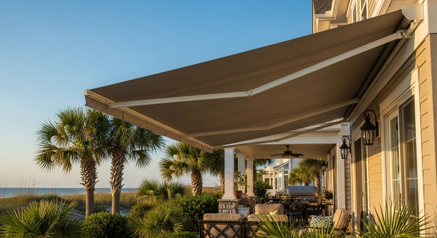 Middle image for Why Homeowners in Myrtle Beach Love Retractable Awnings